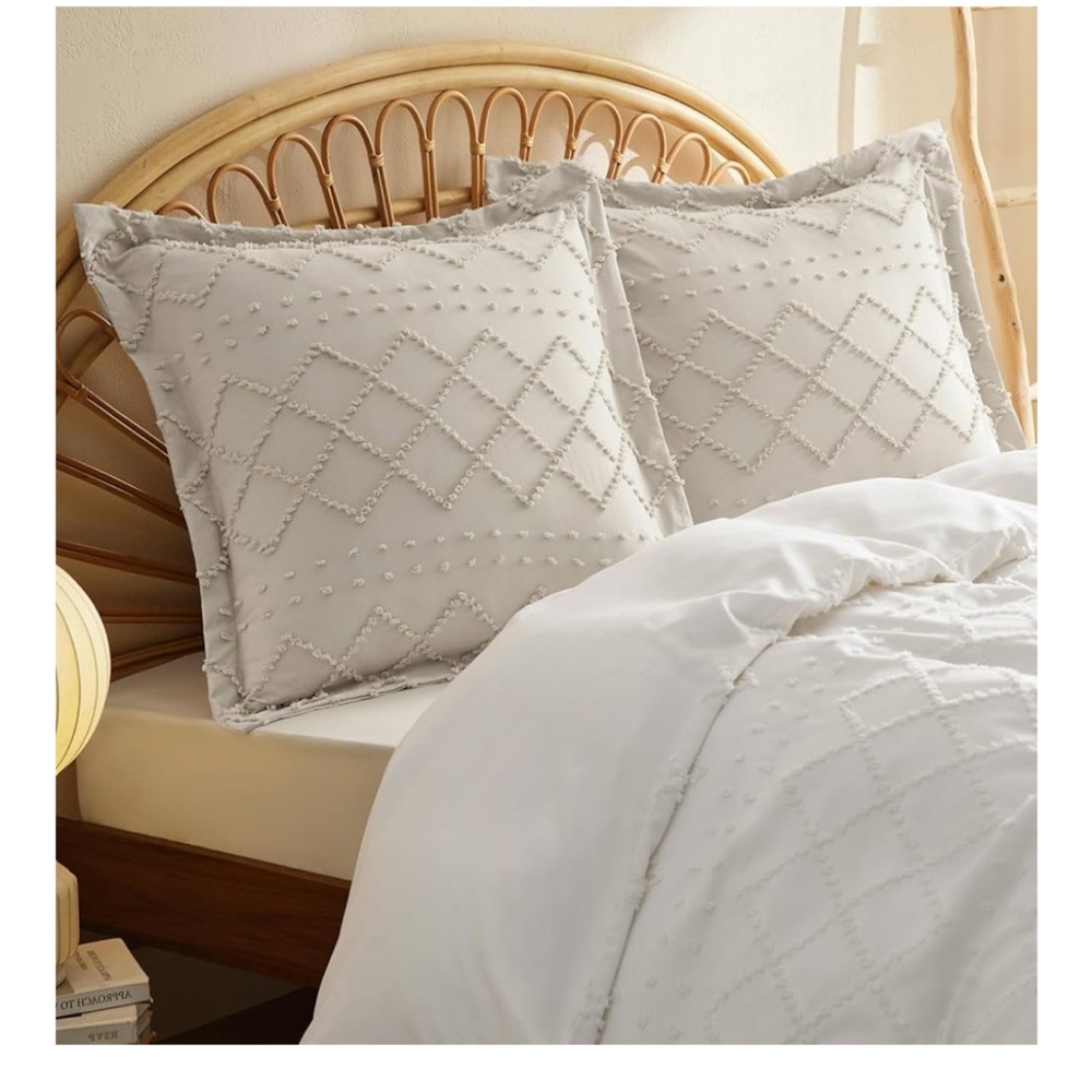 Bedsure Euro Sham Covers 2 Pack